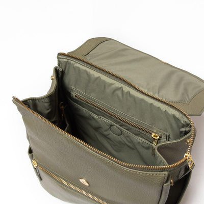 Mini Classic Diaper Bag II - Sage by Freshly Picked