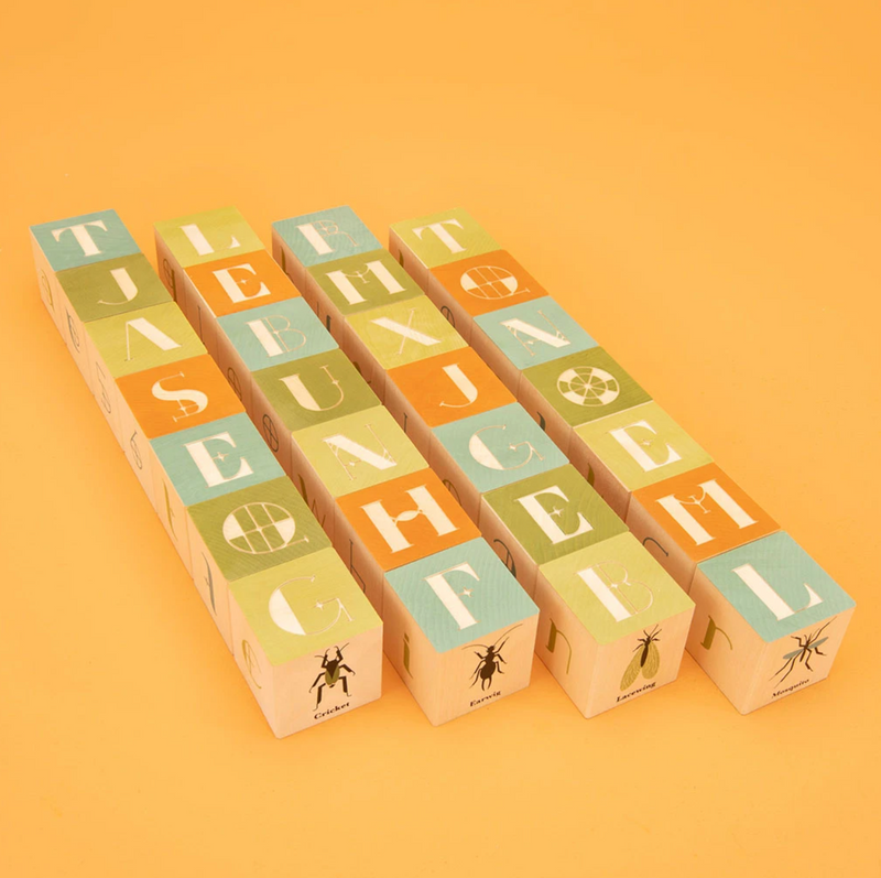 Bug Wooden Blocks by Uncle Goose Toys Uncle Goose   