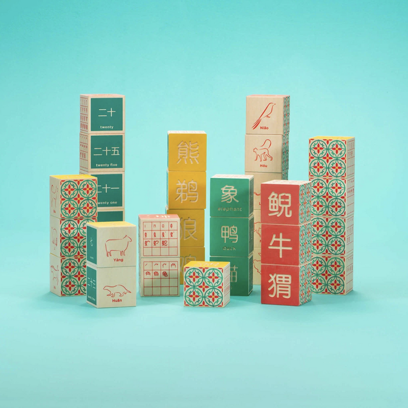 Chinese Wooden Blocks by Uncle Goose Toys Uncle Goose   