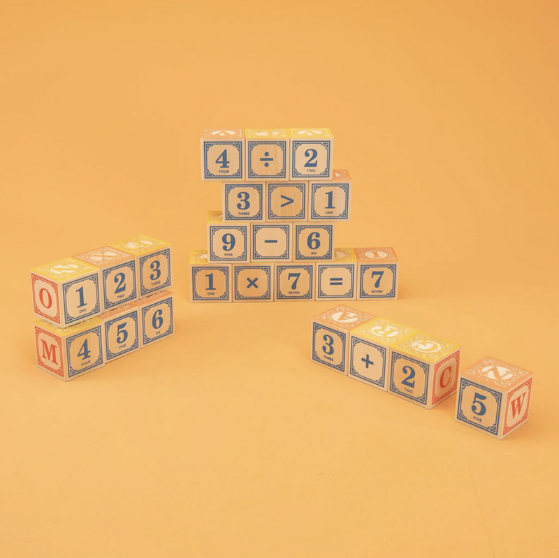 English Wooden ABC Blocks  by Uncle Goose Toys Uncle Goose   