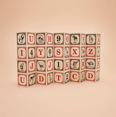 German Wooden ABC Blocks by Uncle Goose Toys Uncle Goose   