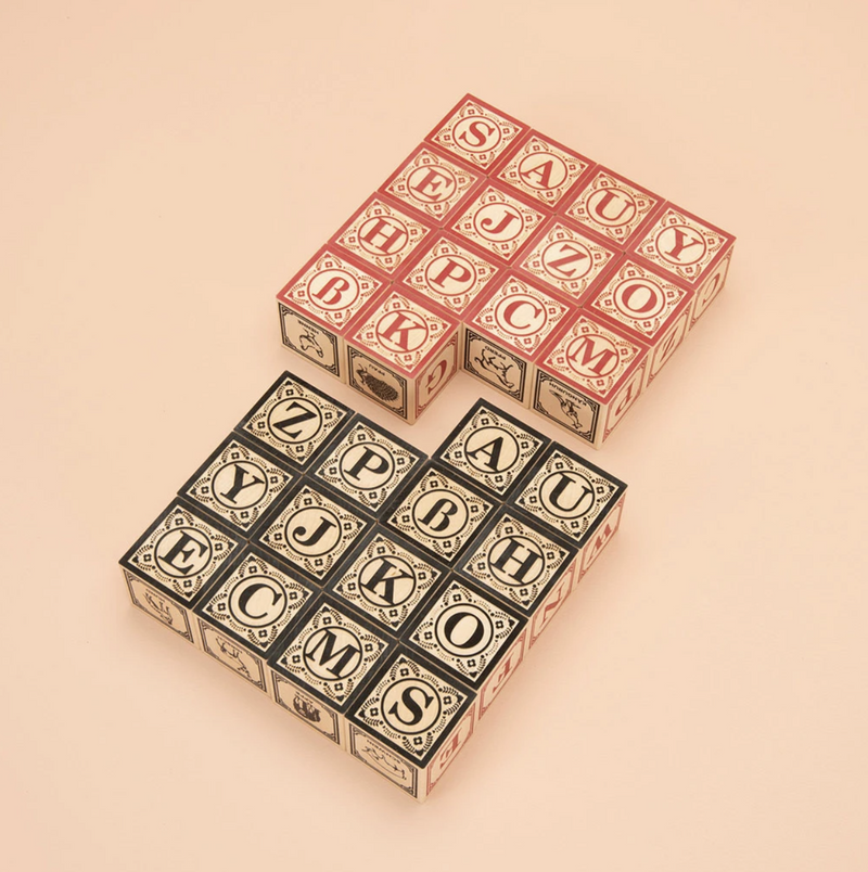 German Wooden ABC Blocks by Uncle Goose Toys Uncle Goose   