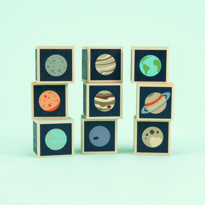 Planet Wooden Blocks by Uncle Goose Toys Uncle Goose   