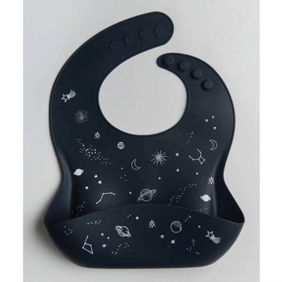 Silicone Bib - Space by Loulou Lollipop Nursing + Feeding Loulou Lollipop   