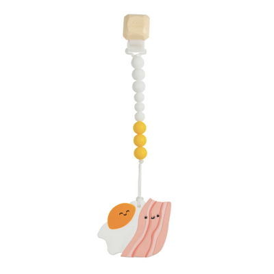 Bacon + Egg Teether Set by Loulou Lollipop Toys Loulou Lollipop   