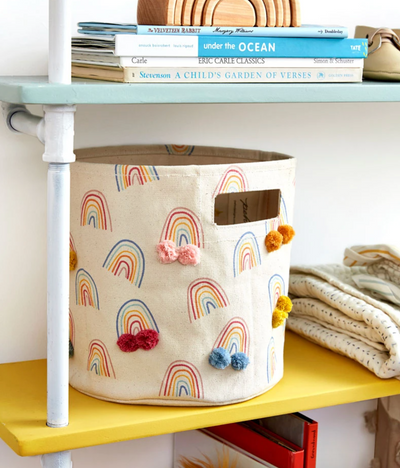 Printed Pom Pom Storage - Happy Days by Pehr Decor Pehr   