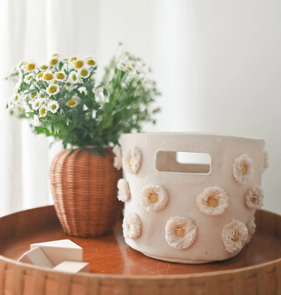 Novelty Daisy Storage Basket - Mini by Pehr Decor Pehr   