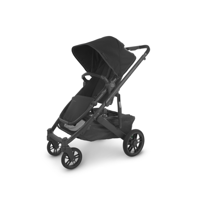 Cruz V2 Stroller by UPPAbaby Gear UPPAbaby JAKE (black/carbon/black leather)  