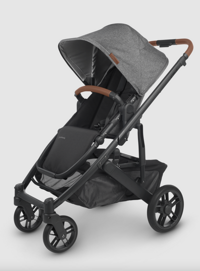 Cruz V2 Stroller by UPPAbaby Gear UPPAbaby GREYSON (charcoal melange/carbon/saddle leather)  