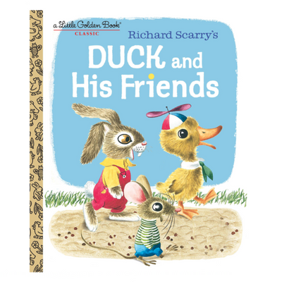 Richard Scarry's Duck and His Friends - Little Golden Book Books Random House   