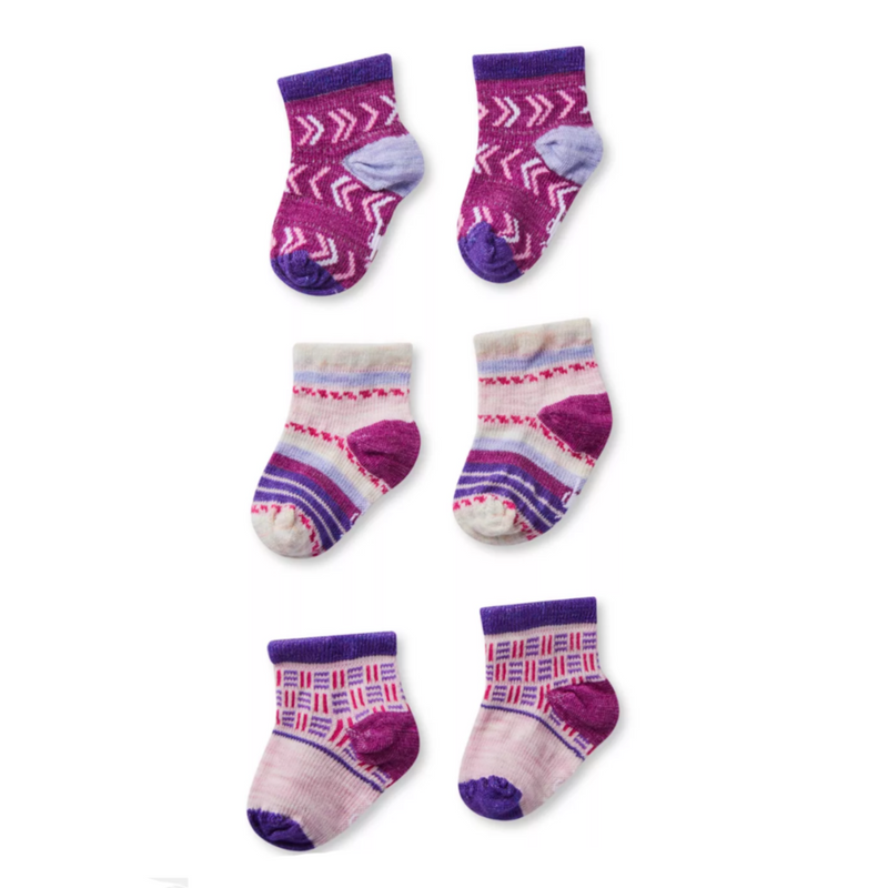 Baby Bootie Batch Socks - Pink Nectar by Smartwool Accessories Smartwool   