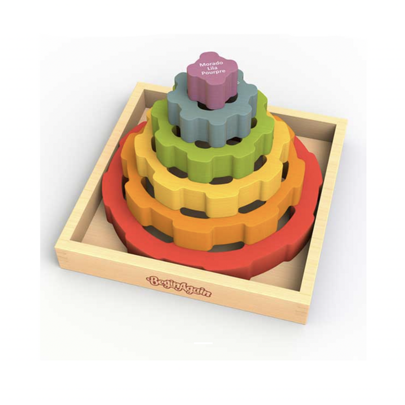 Gear Stacker Puzzle by Begin Again Toys Begin Again   