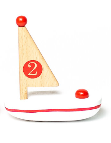 Lil Wooden Sailboat (1 Unit Assorted)