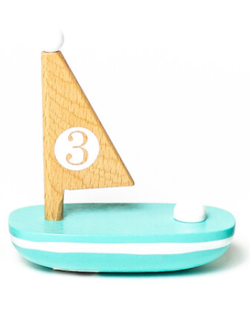 Lil Wooden Sailboat (1 Unit Assorted)