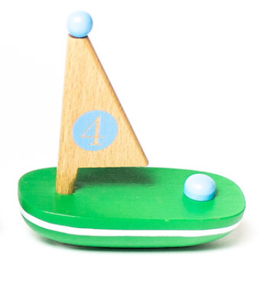 Lil Wooden Sailboat (1 Unit Assorted)