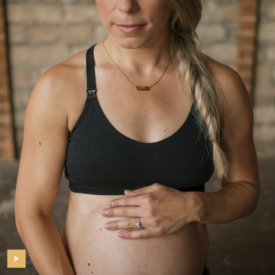 Sublime Support Nursing & Maternity Sports Bra - Black by Kindred Bravely Nursing + Feeding Kindred Bravely   