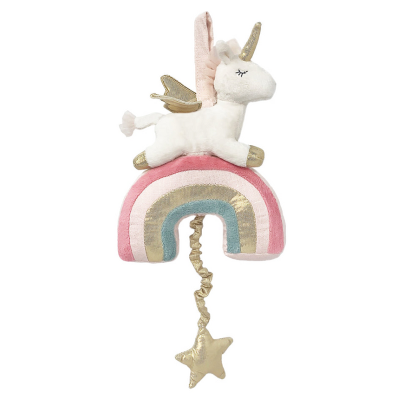 Unicorn and Rainbow Music Mobile by Mon Ami Decor Mon Ami   