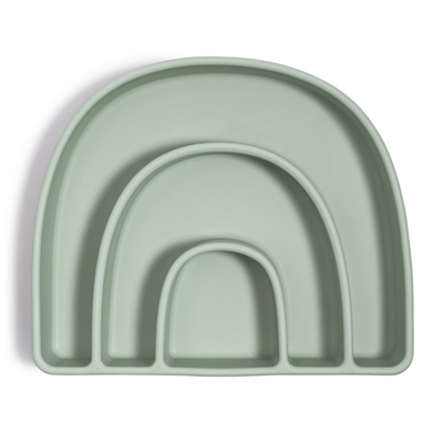 Rainbow Plate by ava + oliver Nursing + Feeding ava + oliver Mint  