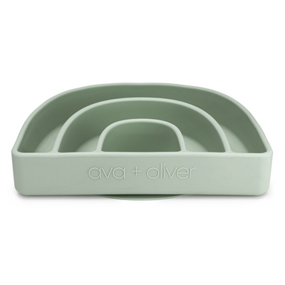 Rainbow Plate by ava + oliver Nursing + Feeding ava + oliver   