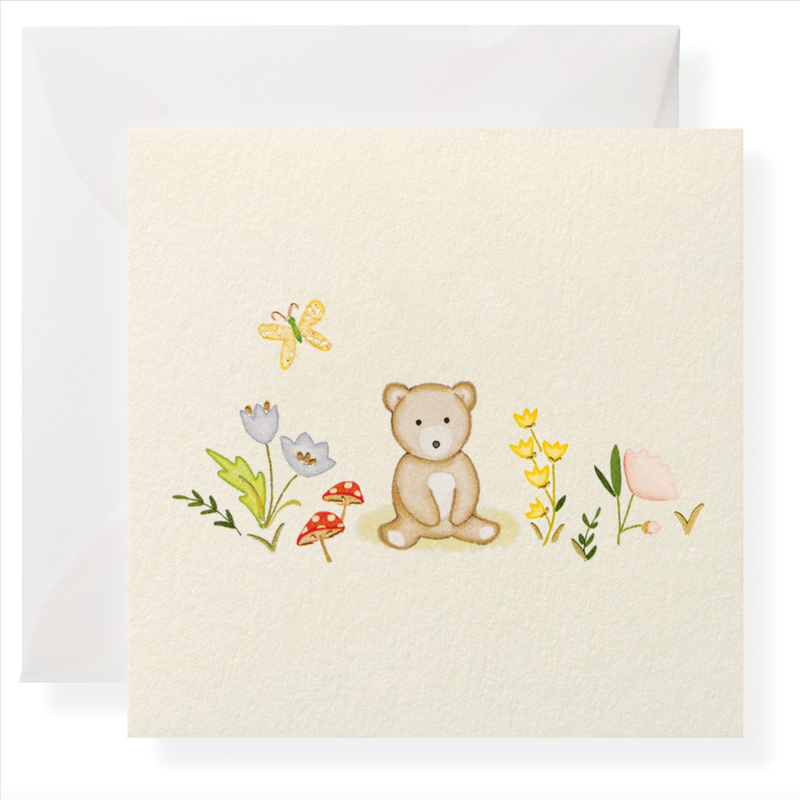 Bear Enclosure Card by Karen Adams Designs Paper Goods + Party Supplies Karen Adams Designs   