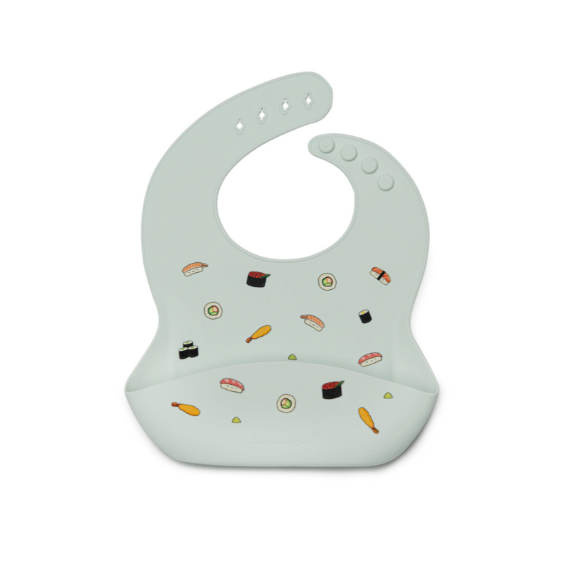 Silicone Bib - Sushi by Loulou Lollipop