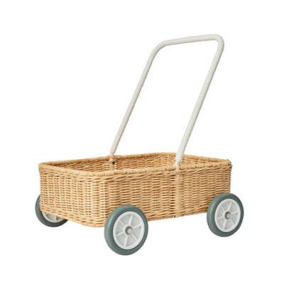 Rattan Wamble Walker - Straw by Olli Ella