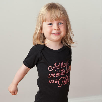 Cotton Bodysuit - She Is Fierce by Sweetpea + Co Apparel Sweetpea + Co   