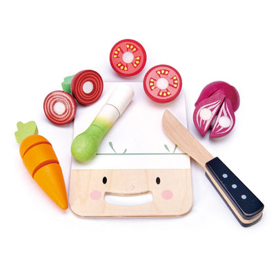 Mini Chef Chopping Board by Tender Leaf Toys Toys Tender Leaf Toys   