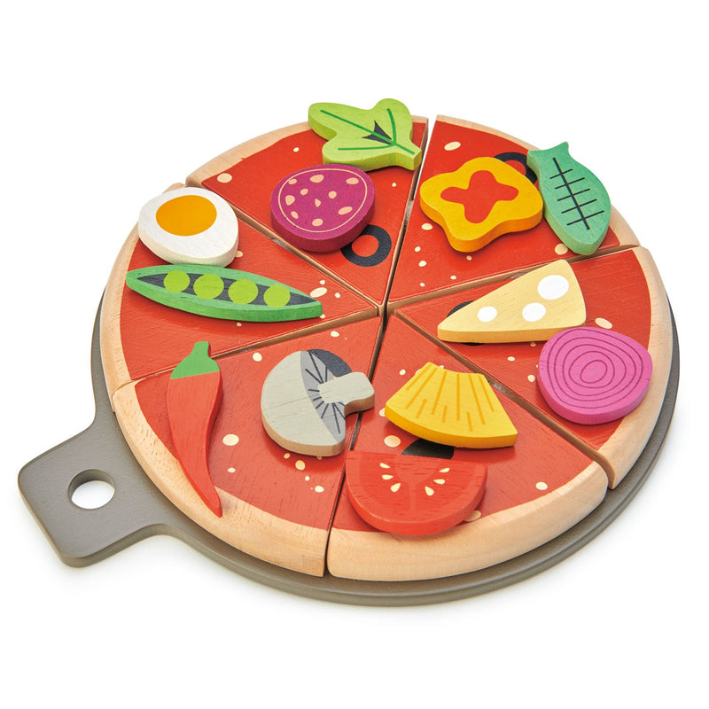 Pizza Party Wooden Toy Set by Tender Leaf Toys Toys Tender Leaf Toys   