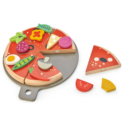 Pizza Party Wooden Toy Set by Tender Leaf Toys Toys Tender Leaf Toys   