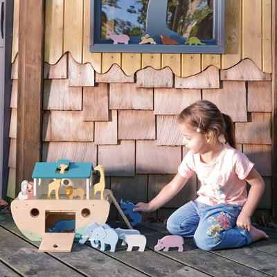 Noah's Wooden Ark by Tender Leaf Toys Toys Tender Leaf Toys   