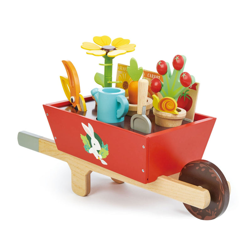 Garden Wheelbarrow Set by Tenderleaf Toys Toys Tender Leaf Toys   