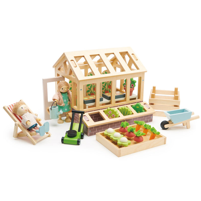 Greenhouse and Garden Set by Tender Leaf Toys Toys Tender Leaf Toys   