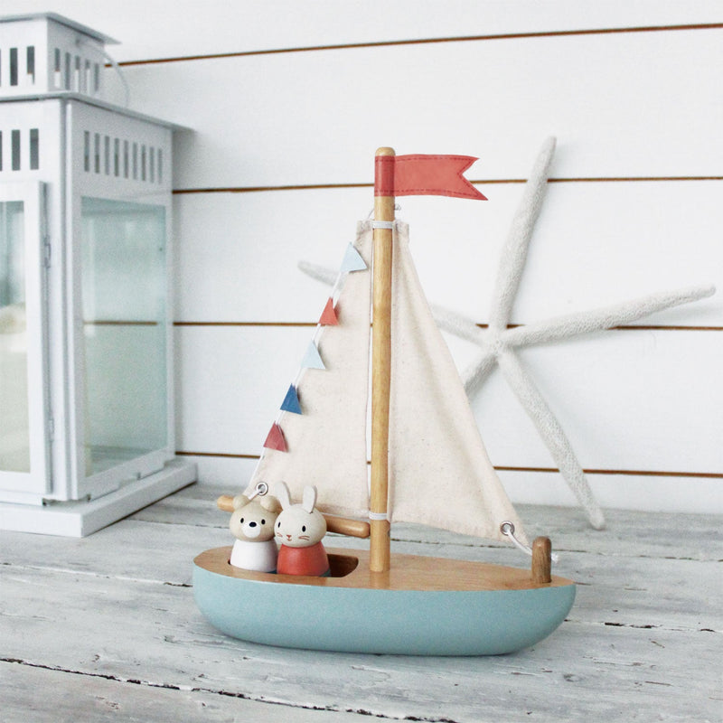 Sailaway Boat by Tender Leaf Toys Toys Tender Leaf Toys   