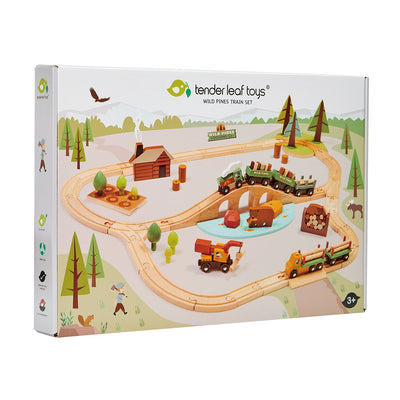 Wild Pines Train Set by Tender Leaf Toys Toys Tender Leaf Toys   