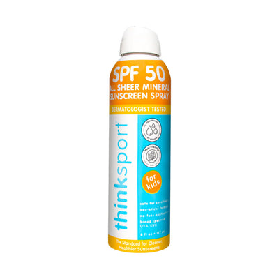 Thinksport for Kids All Sheer Mineral Sunscreen Spray SPF 50 by Thinksport