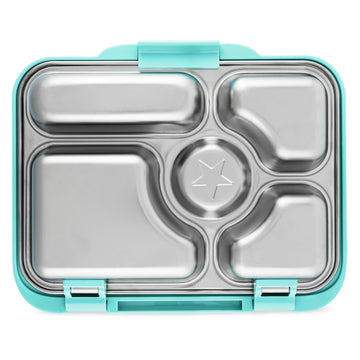 Yumbox Presto Leakproof Stainless Steel Bento Box - Tulum Blue Nursing + Feeding YumBox   