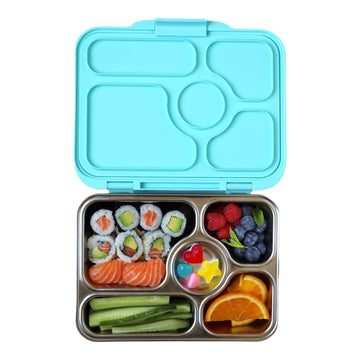 Yumbox Presto Leakproof Stainless Steel Bento Box - Tulum Blue Nursing + Feeding YumBox   