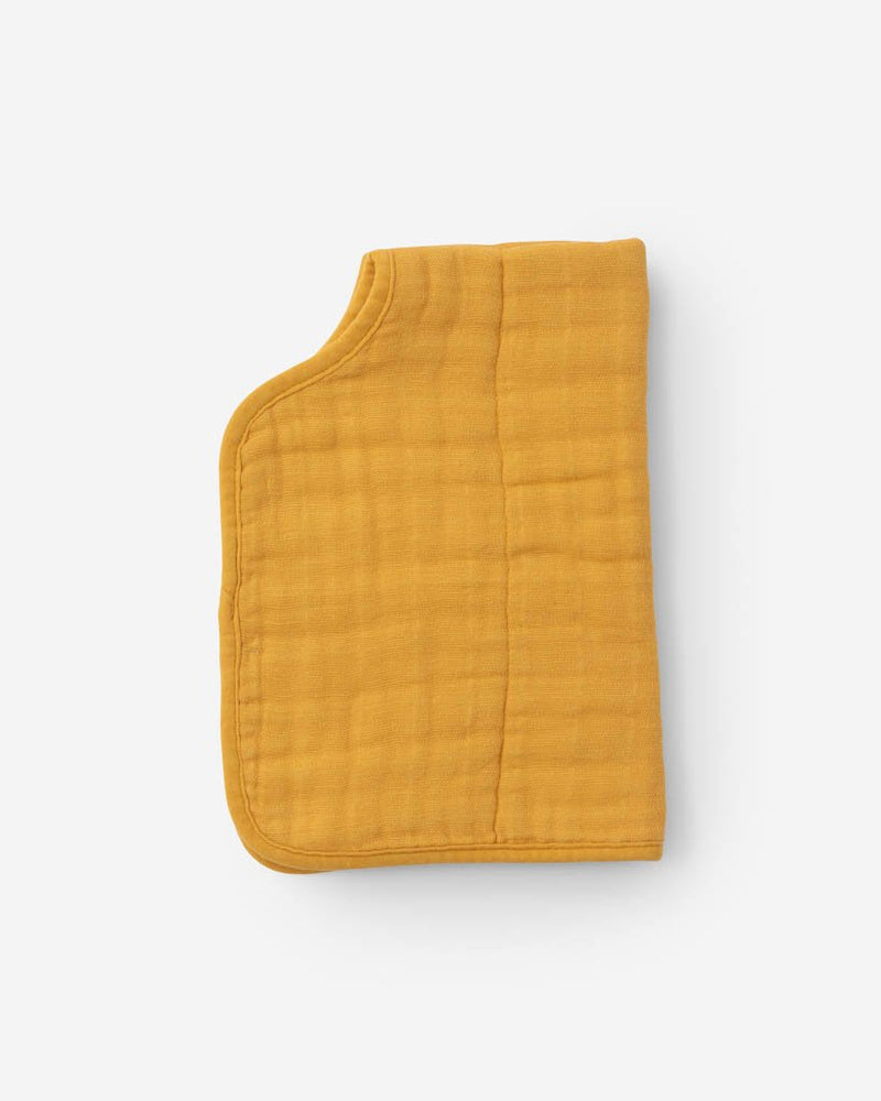 Cotton Muslin Burp Cloth - Mustard by Little Unicorn Nursing + Feeding Little Unicorn   