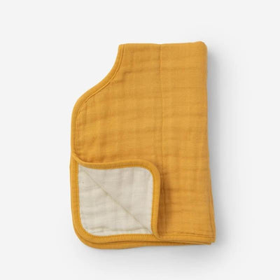 Cotton Muslin Burp Cloth - Mustard by Little Unicorn Nursing + Feeding Little Unicorn   