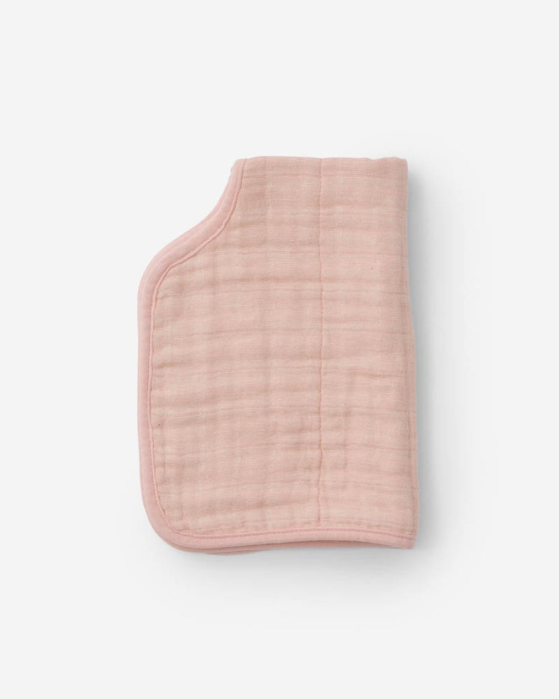 Cotton Muslin Burp Cloth - Rose Petal by Little Unicorn Nursing + Feeding Little Unicorn   