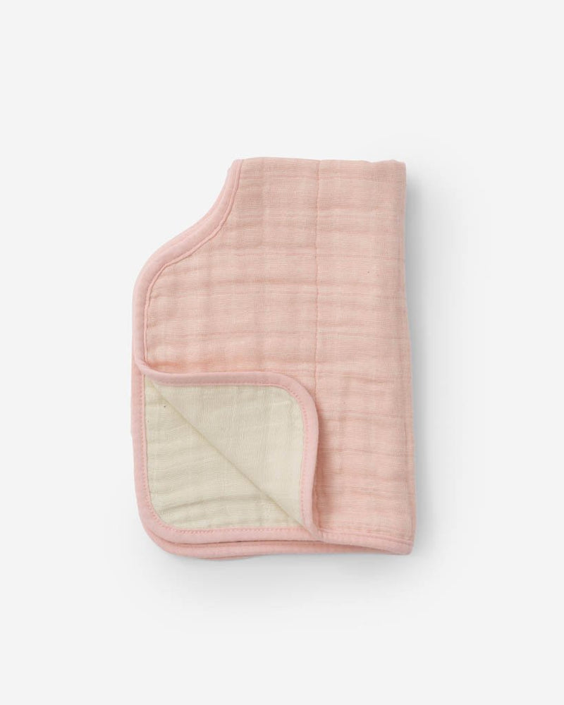 Cotton Muslin Burp Cloth - Rose Petal by Little Unicorn Nursing + Feeding Little Unicorn   