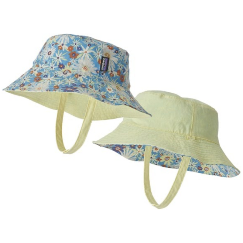 Baby Sun Bucket Hat - Primavera: Lago Blue by Patagonia