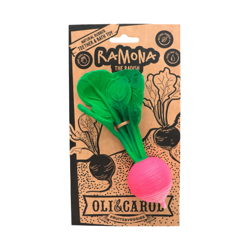 Ramona the Radish Teether by Oli & Carol Toys Oli & Carol   