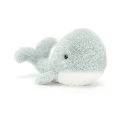 Wavelly Whale Grey - 6 Inch by Jellycat Toys Jellycat   