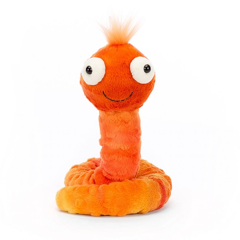 Winston Worm - 6.25 Inch by Jellycat Toys Jellycat   