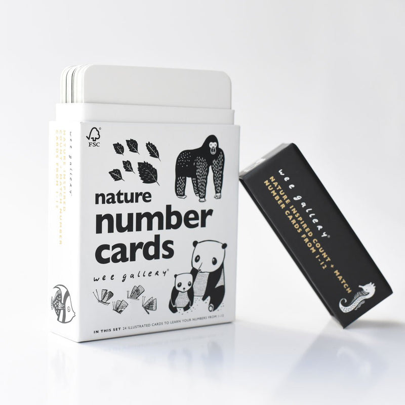 Nature Number Cards by Wee Gallery Toys Wee Gallery   