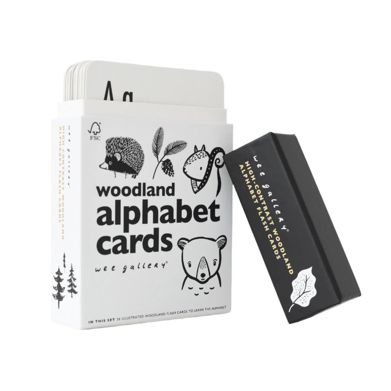 Woodland Alphabet Cards by Wee Gallery Toys Wee Gallery   