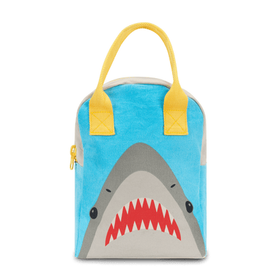 Zipper Lunch Bag - Sharks by Fluf Nursing + Feeding Fluf   