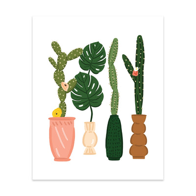 Tall Plants Art Print by Bloomwolf Studio Decor Bloomwolf Studio   